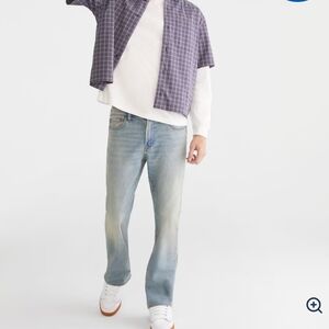 Aeropostale Light Blue Bootcut Jeans for Men